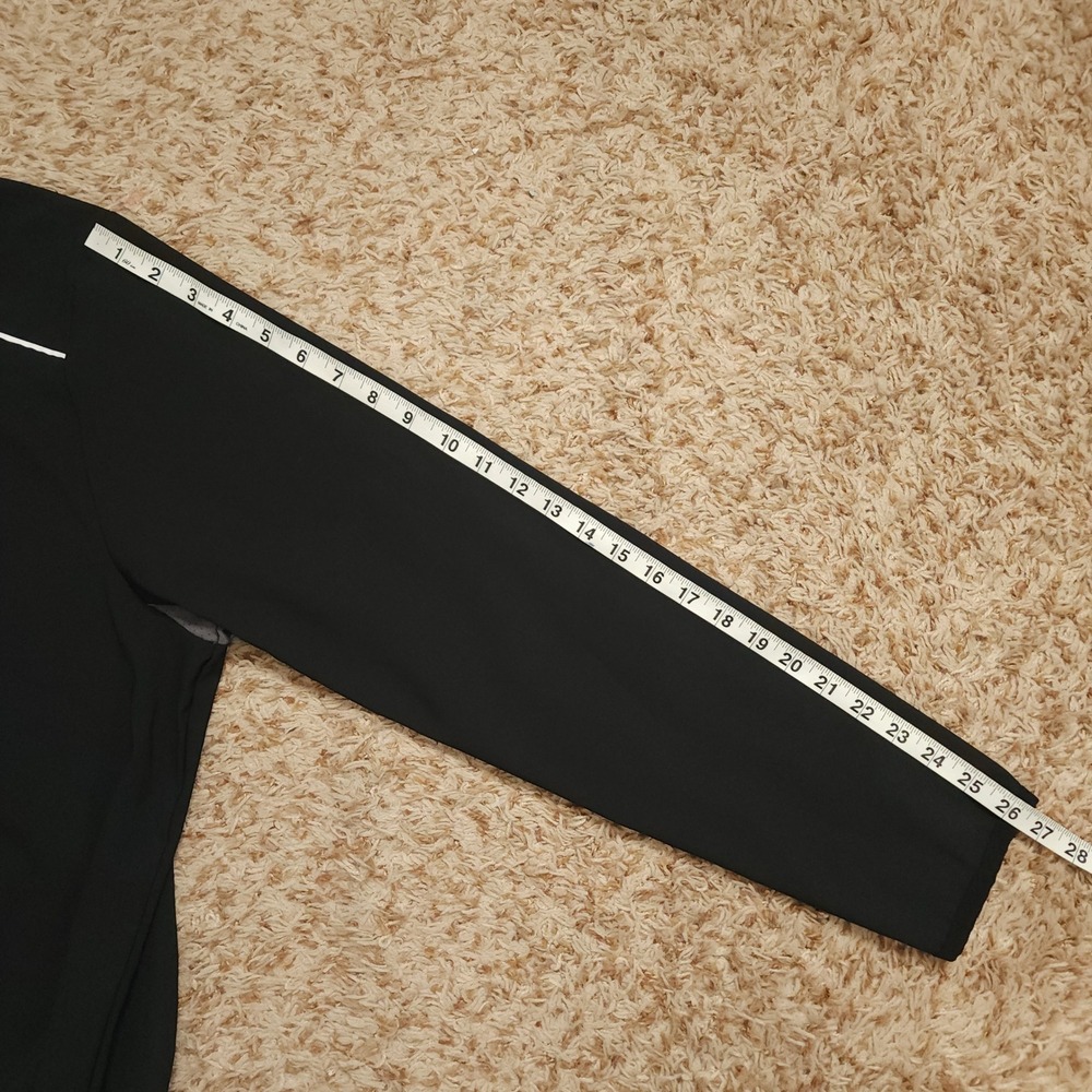 Under Armour Pullover Men Medium Black Mountain Dew Quarter Zip Windbreaker L/S - Picture 8 of 11